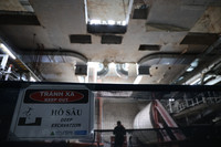 Ga ngầm Trần Hưng Đạo đang hoàn trả mặt đường, robot khổng lồ sẵn sàng đào hầm dài 4km