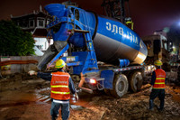 Ga ngầm Trần Hưng Đạo đang hoàn trả mặt đường, robot khổng lồ sẵn sàng đào hầm dài 4km