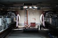 Ga ngầm Trần Hưng Đạo đang hoàn trả mặt đường, robot khổng lồ sẵn sàng đào hầm dài 4km