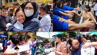 Cảm xúc trái ngược của thí sinh sau khi hoàn thành bài thi môn Toán