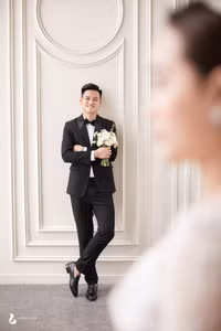 Ảnh cưới lãng mạn của Hồ Tấn Tài và hôn thê hơn 2 tuổi