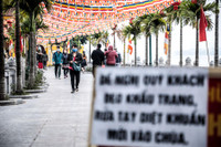 Hà Nội: Người dân thực hiện nghiêm biện pháp phòng dịch Covid-19 ngày mùng 1 Tết Tân Sửu 