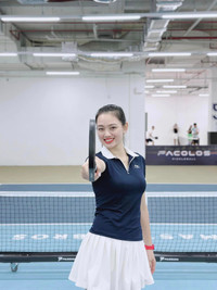 Hoa khôi bóng chuyền Thu Hoài và dàn sao thể thao mê Pickleball