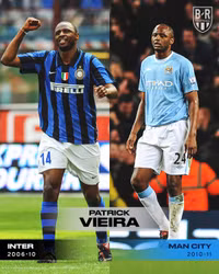 Những ngôi sao từng khoác áo cả Man City và Inter Milan