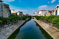 Cận cảnh đập dâng đầu tiên mang nguồn nước bổ cập mới cho sông Tô Lịch 