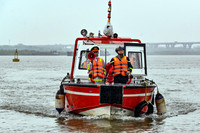 Theo chân Công an Thủ đô đi tuần tra dọc sông Hồng chủ động ứng phó siêu bão Ragasa 