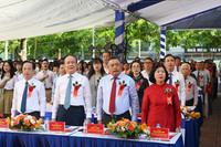 Ảnh: Học sinh Hà Nội náo nức dự lễ khai giảng đặc biệt đón chào năm học 2025-2026