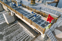 Cận cảnh đập dâng đầu tiên mang nguồn nước bổ cập mới cho sông Tô Lịch 