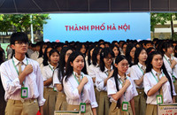 Ảnh: Học sinh Hà Nội náo nức dự lễ khai giảng đặc biệt đón chào năm học 2025-2026