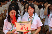 Ảnh: Học sinh Hà Nội náo nức dự lễ khai giảng đặc biệt đón chào năm học 2025-2026