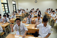 Ảnh: Học sinh Hà Nội náo nức dự lễ khai giảng đặc biệt đón chào năm học 2025-2026