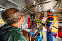 Theo chân Công an Thủ đô đi tuần tra dọc sông Hồng chủ động ứng phó siêu bão Ragasa 