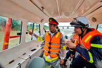 Theo chân Công an Thủ đô đi tuần tra dọc sông Hồng chủ động ứng phó siêu bão Ragasa 