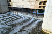 Cận cảnh đập dâng đầu tiên mang nguồn nước bổ cập mới cho sông Tô Lịch 