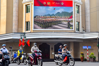 Ấn tượng hình ảnh chào đón Kỷ niệm 80 năm Ngày truyền thống lực lượng CAND ở Thủ đô