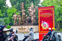 Ấn tượng hình ảnh chào đón Kỷ niệm 80 năm Ngày truyền thống lực lượng CAND ở Thủ đô