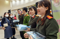 Nữ Công an Thủ đô hiến máu cứu người trong những ngày đầu năm mới 2023