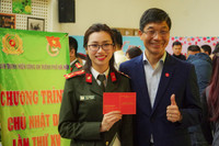 Nữ Công an Thủ đô hiến máu cứu người trong những ngày đầu năm mới 2023