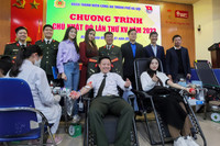 Nữ Công an Thủ đô hiến máu cứu người trong những ngày đầu năm mới 2023