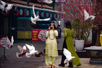 Cánh chim hòa bình tung cánh tuyệt đẹp trong sớm mùng 1 Tết Quý Mão giữa lòng Thủ đô