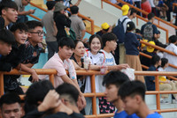 Nữ sinh có tên như Hoa hậu thu hút sự chú ý ở giải bóng đá THPT Hà Nội