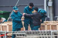 Cận cảnh trận địa pháo hoa tầm cao ở hồ Gươm trước giờ G chào năm mới Giáp Thìn 2024