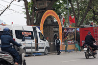 Cận cảnh trận địa pháo hoa tầm cao ở hồ Gươm trước giờ G chào năm mới Giáp Thìn 2024