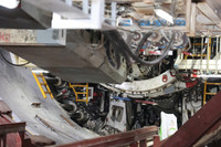 Cận cảnh robot Táo Bạo nặng 850 tấn bắt đầu khoan hầm cho metro Nhổn- Ga Hà Nội 