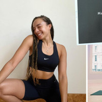 Ngắm cô giáo sexy dạy yoga cho các tuyển thủ Anh