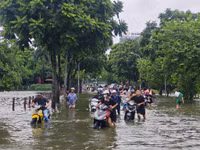 Hà Nội vẫn còn nhiều điểm ngập sâu cục bộ