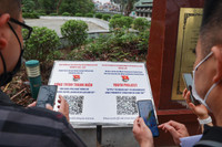 Ngắm phố đi bộ sắp hoạt động đẹp như tranh bên thành cổ đá ong ở Hà Nội