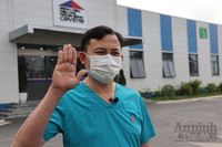 Những hình ảnh đặc biệt về nơi đang giành giật sự sống cho bệnh nhân Covid-19 nặng ở Hà Nội