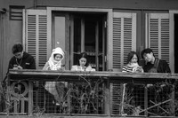 Lãng đãng chiều đông Hà Nội qua các bức ảnh đen trắng giàu cảm xúc