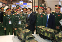 Toàn cảnh lễ khai mạc Triển lãm Quốc phòng quốc tế Việt Nam 2022