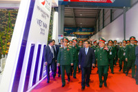 Toàn cảnh lễ khai mạc Triển lãm Quốc phòng quốc tế Việt Nam 2022