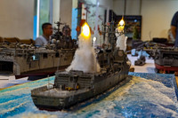 Sống động dàn mô hình quân sự khủng đang được trưng bày ở Hà Nội