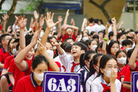  Hà Nội: Xem học sinh THCS hào hứng tham gia hỏi đáp về tác hại của ma túy 