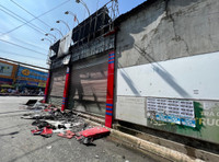 Hiện trường cửa hàng xe máy bị thiêu rụi lúc rạng sáng