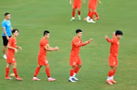 [ẢNH] Công Phượng, Quang Hải tập 'cực sung' chờ đấu Trung Quốc