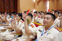 Những hình ảnh ấn tượng tại phiên thứ nhất Đại hội Đoàn CATP Hà Nội nhiệm kỳ 2022-2027