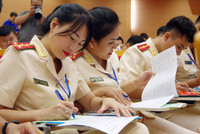 Những hình ảnh ấn tượng tại phiên thứ nhất Đại hội Đoàn CATP Hà Nội nhiệm kỳ 2022-2027