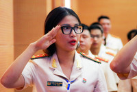 Những hình ảnh ấn tượng tại phiên thứ nhất Đại hội Đoàn CATP Hà Nội nhiệm kỳ 2022-2027