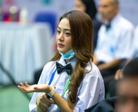 Nữ chuyên gia Thái Lan xinh như mộng ở SEA Games 31