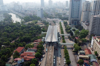 Toàn cảnh tuyến đường sắt đô thị trên cao sắp vận hành ở Hà Nội