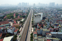 Toàn cảnh tuyến đường sắt đô thị trên cao sắp vận hành ở Hà Nội