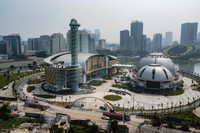 Tận mắt dự án Cung Thiếu nhi nghìn tỷ với tháp thiên văn độc đáo sắp hoàn thành ở Hà Nội