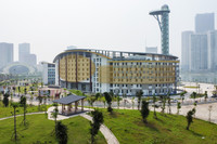 Tận mắt dự án Cung Thiếu nhi nghìn tỷ với tháp thiên văn độc đáo sắp hoàn thành ở Hà Nội