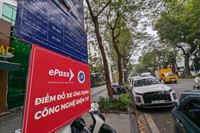 Cận cảnh các điểm trông giữ xe không dùng tiền mặt ở Hà Nội từ hôm nay