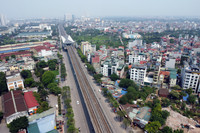 Toàn cảnh tuyến đường sắt đô thị trên cao sắp vận hành ở Hà Nội