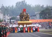 Hình ảnh ấn tượng tại buổi tổng duyệt Lễ kỷ niệm 70 năm Chiến thắng Điện Biên Phủ